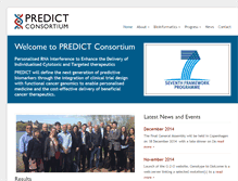 Tablet Screenshot of predictconsortium.eu